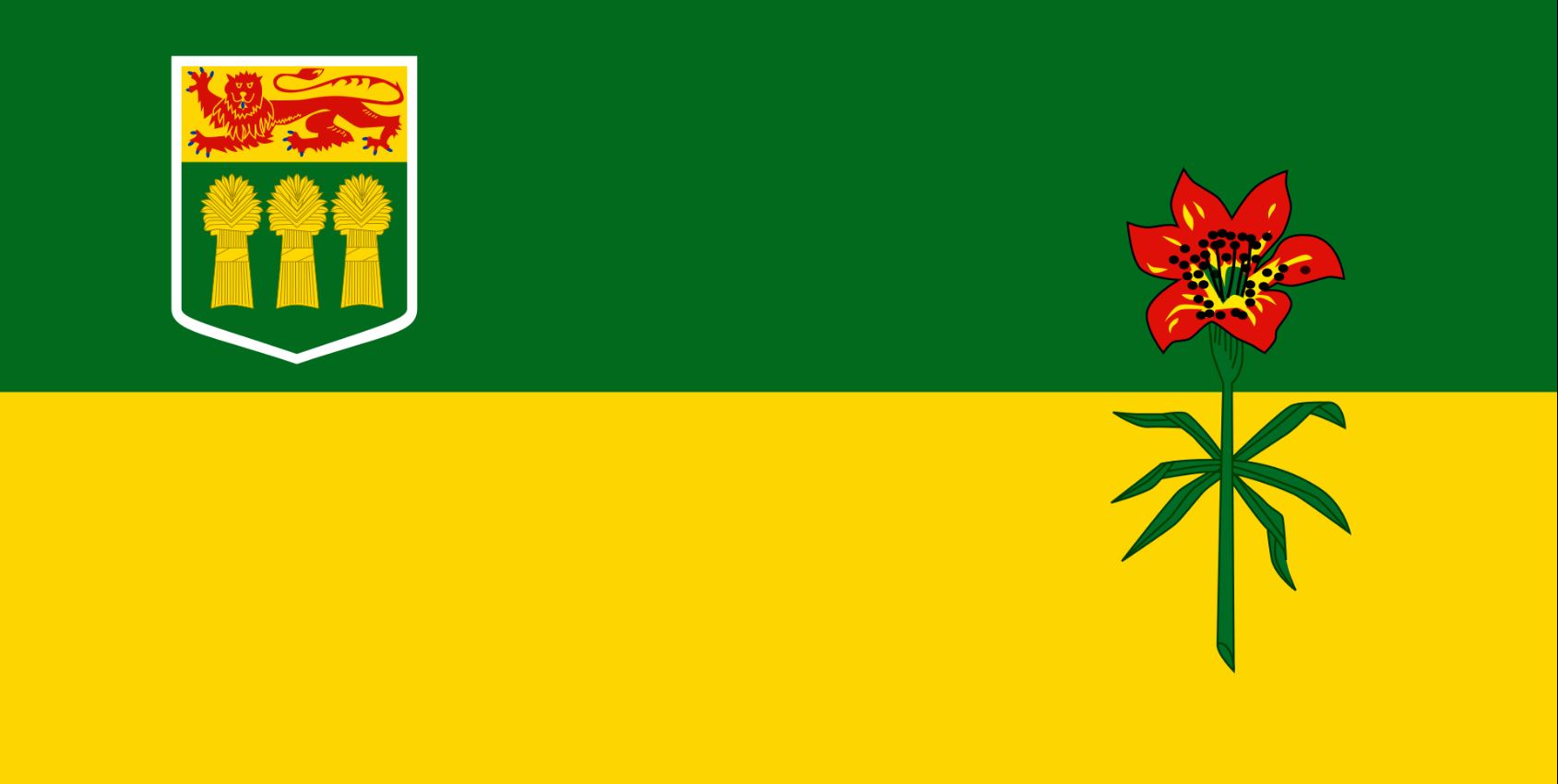 Drapeau de la province de Saskatchewan