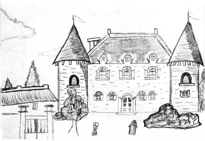 Dibujo del Castillo de Molante